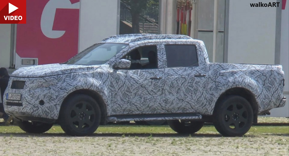  Scooped Mercedes-Benz GLT Pickup On Schedule For 2017 Debut