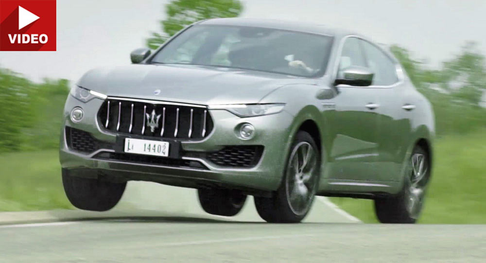  Maserati Levante Shows Off On Two-Wheels At Balocco
