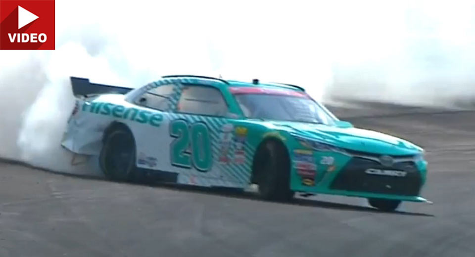 That’s One Incredible Save After A Right-Rear Tire Blowout