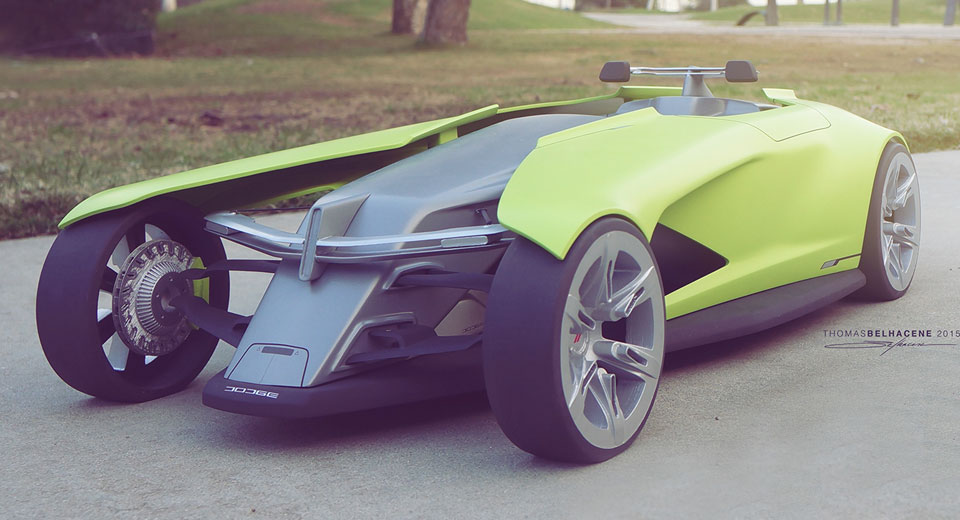  Artist Imagines Dodge Track Car…Say What?