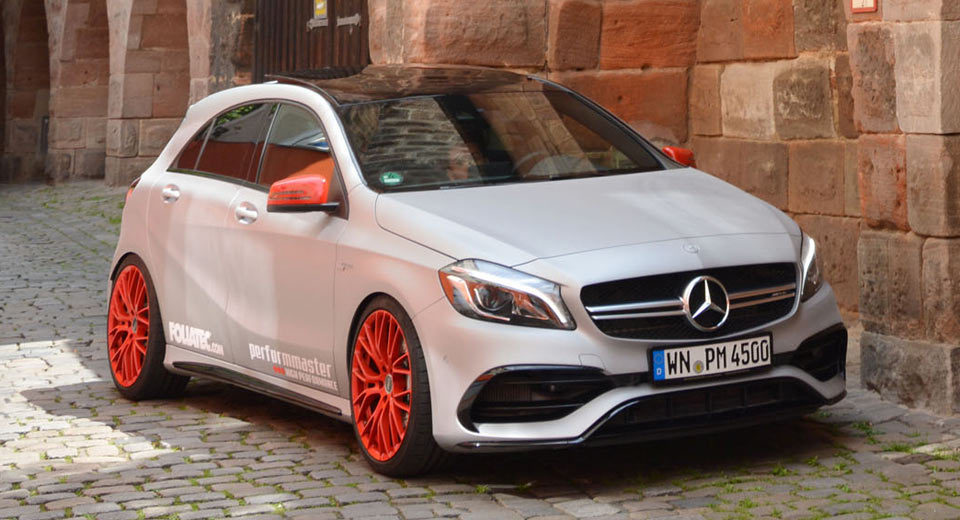  Mercedes-AMG A45 Even Hotter in Matte Silver With 410 HP [w/Video]
