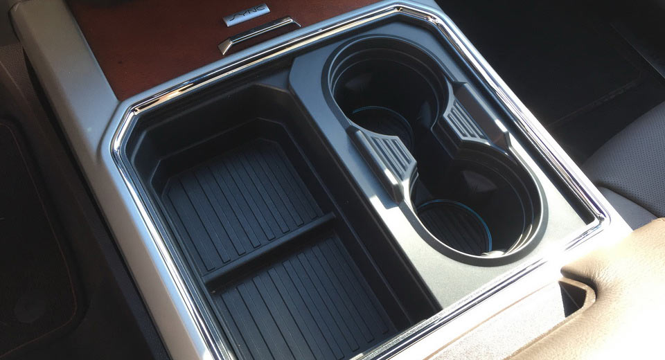 Ford Builds Unique Transformable Cupholder For 2017 Super Duty Pickup