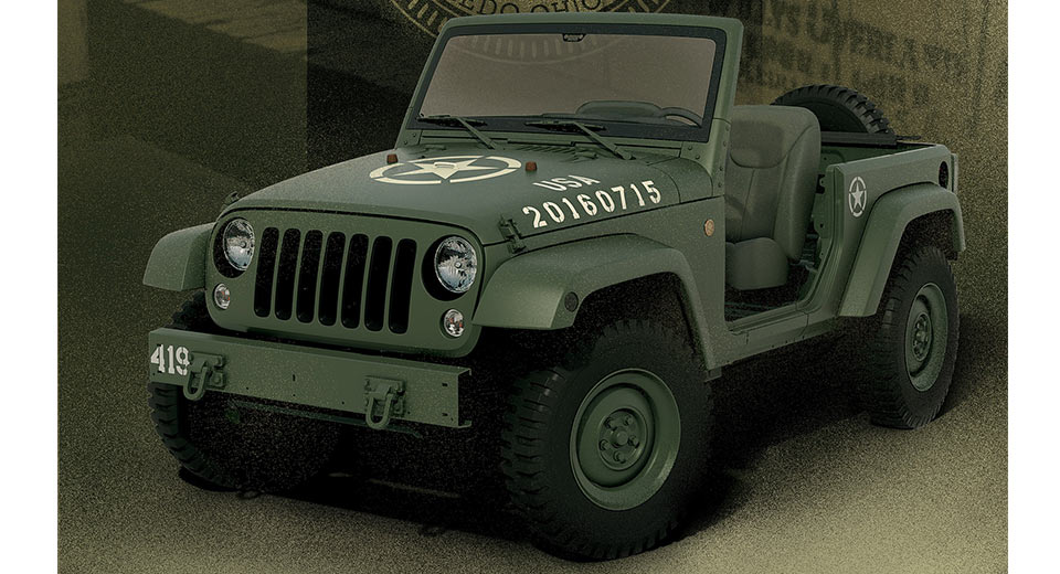  Jeep Wrangler 75th Salute Concept Wants To Serve Its Country