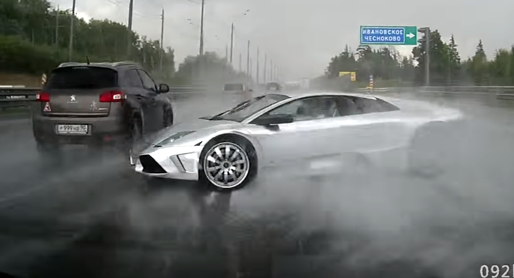 This Chrome Lamborghini Murcielago Crash Is 100% Real