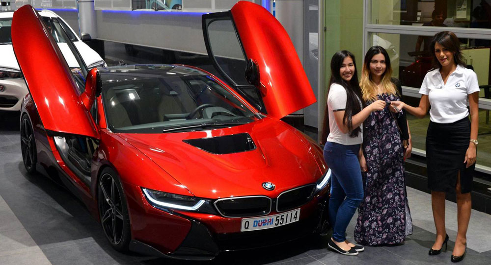  Princess Takes Delivery Of Custom BMW i8 In Abu Dhabi