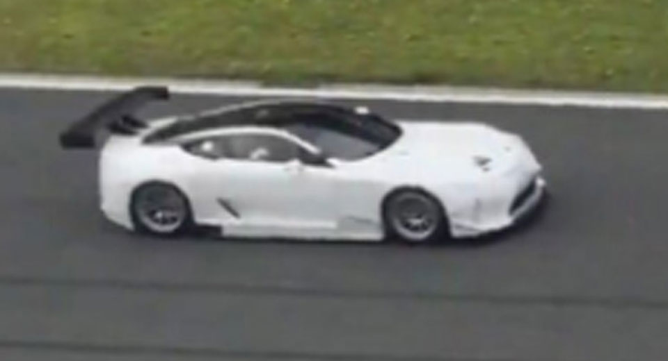  Lexus LC Race Car Spotted Testing In Japan