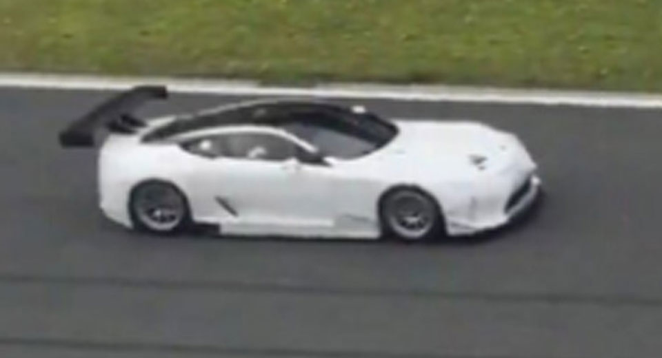 Lexus LC Race Car Spotted Testing In Japan