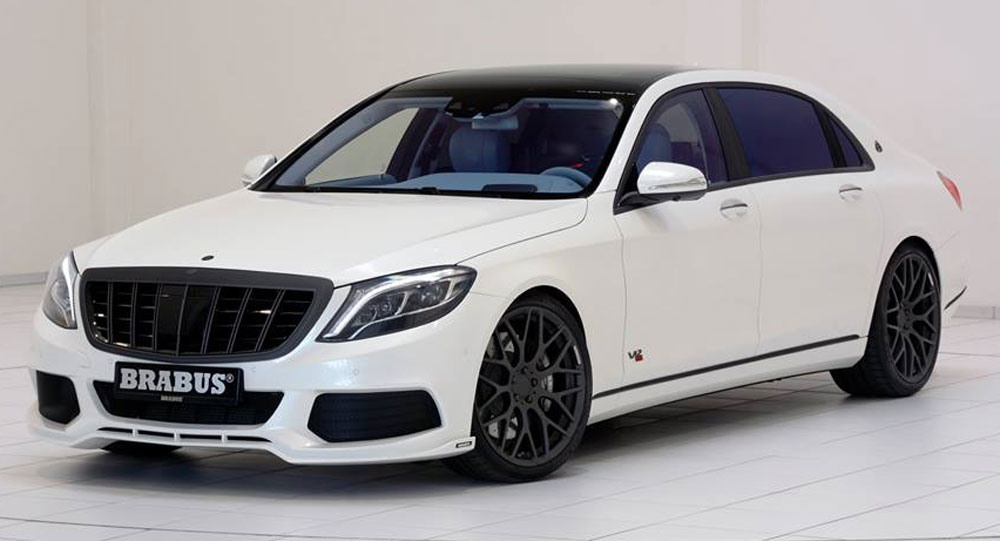  Brabus’ Maybach Rocket 900 Gets White And Blue Treatment