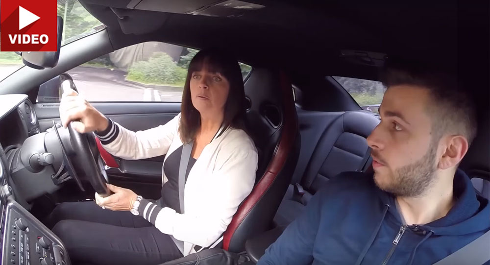  YouTuber’s Mom Gets Behind The Wheel Of 650hp Nissan GT-R!