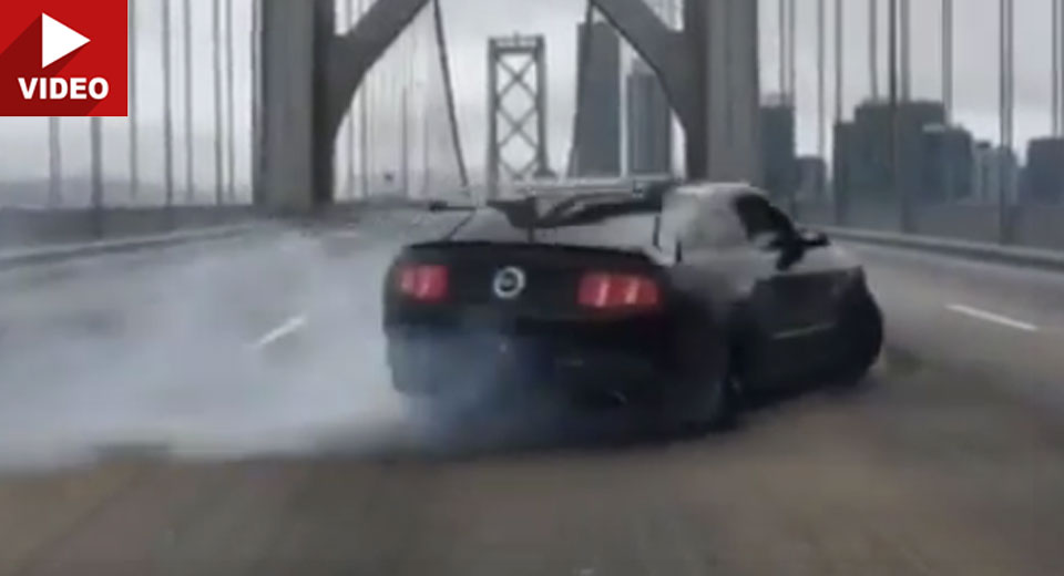 Ford Mustang Owner Arrested After Doing Donuts On San Francisco Bay Bridge