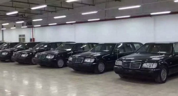  Chinese Gov Sells Eight Mercedes W140 Pullmans For Cheap
