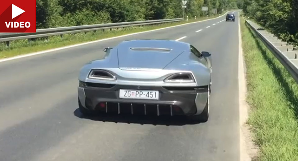 Rimac Concept_One Electric Supercar Demonstrates Insane Acceleration