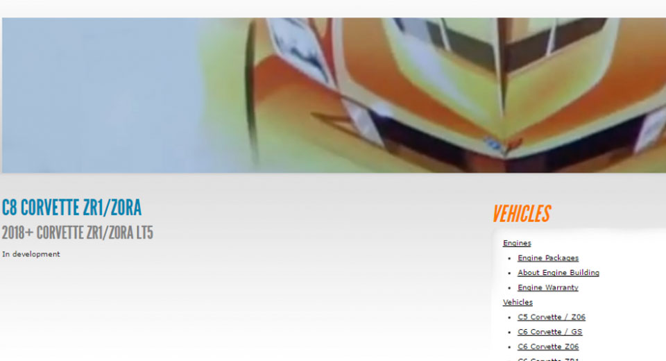 Is This The First Official Picture Of The Mid-Engined C8 Corvette?