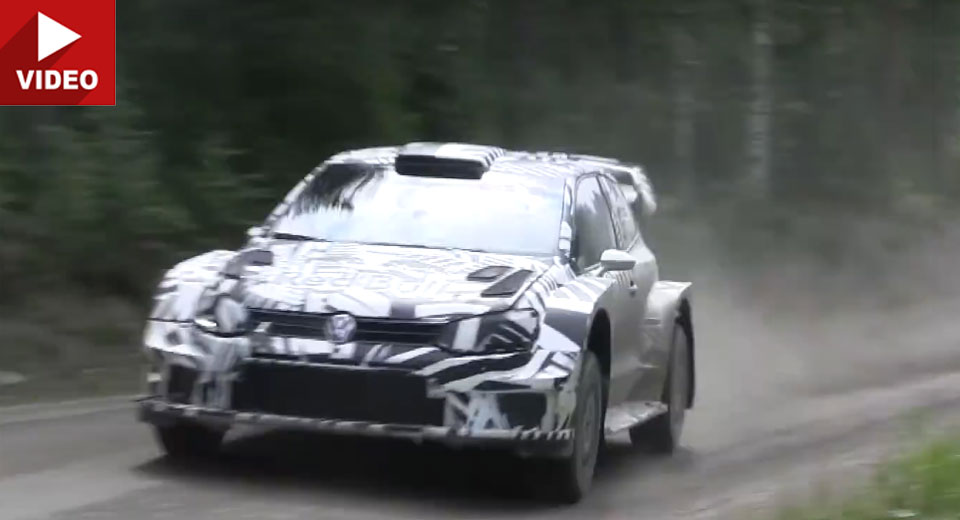  Volkswagen Tests 2017 Polo WRC To Its Limits In Finland