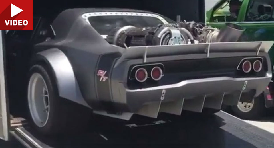  Other-Worldly Dodge Charger Filmed On The Set Of ‘Fast 8’