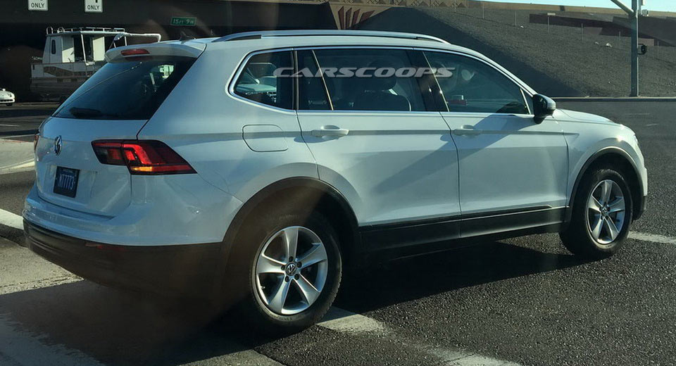  2017 VW Tiguan LWB Spotted By Reader In The US