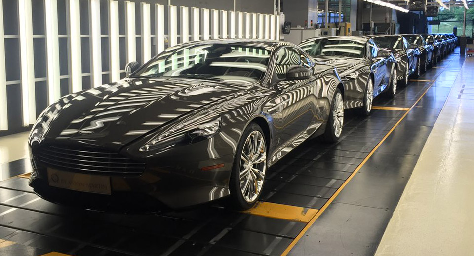  Final Aston Martin DB9s Roll Off The Assembly Line