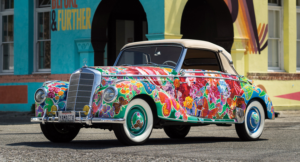 This Flowery Classic Mercedes Art Car Needs A New Home