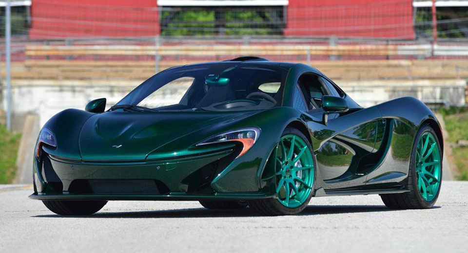  World’s Only Green Carbon Fiber McLaren P1 To Cause Auction Frenzy
