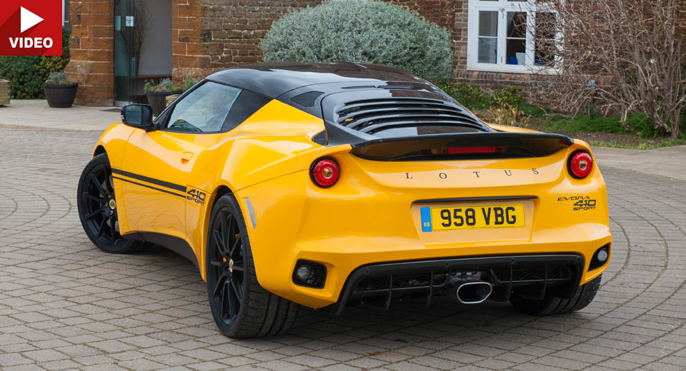  Watch The Lotus Evora Sport 410 Set A Blistering Lap In Hethel
