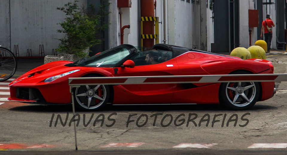 LaFerrari Aperta Spotted In Maranello With Its Roof Down