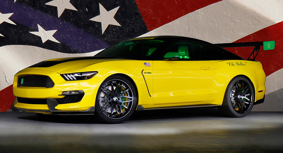  Ford Unveils Race-Ready ‘Ole Yeller’ Mustang Bred From Shelby GT350