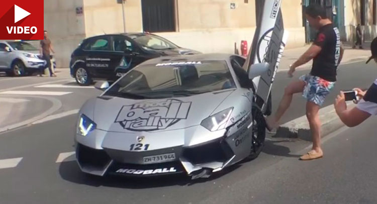  Modballer Crashes Lamborghini Aventador, Goes Crazy, Overuses The “F” Word