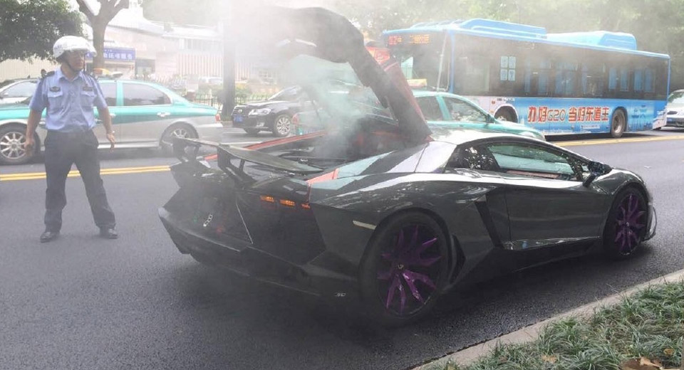  This Mansory Lamborghini Aventador Might Have Just Boiled Its Engine