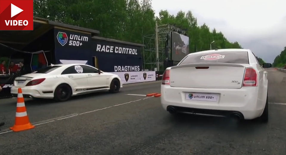  750 PS AMG Mercs Take Their Chances Against 900 PS Chrysler 300C