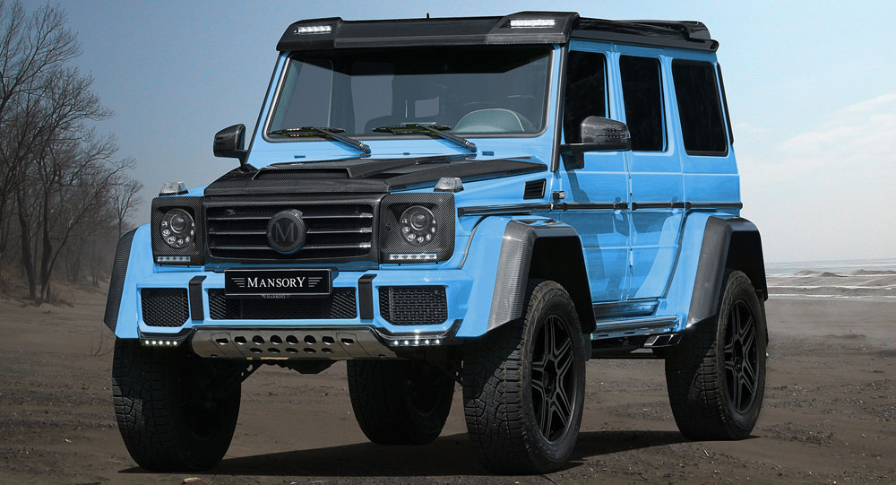  Mansory’s Bright Blue Mercedes 4×4² Takes Insanity To A New Level