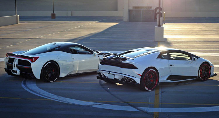 Ferrari 458 Italia And Lambo Huracan Show Off Misha Designs Body-Kits