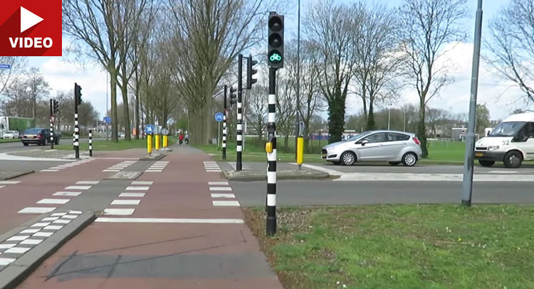 This Is How The Netherlands’ Intuitive Traffic Lights Cut Waiting Times