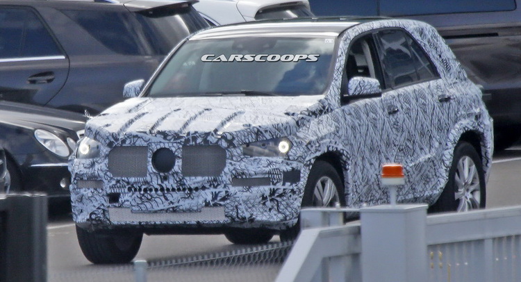  Next-Gen 2019 Mercedes-Benz GLE Spied For The First Time