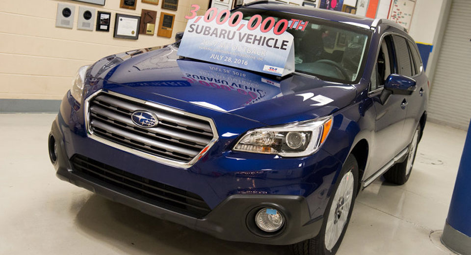  Subaru Celebrates U.S. Production Of Its 3 Millionth Car