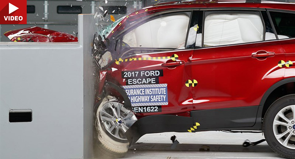  2017 Ford Escape New Front Structure Improves IIHS Crash Test Performance