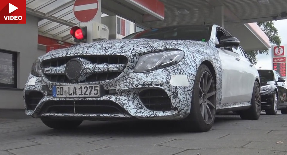 New 2018 Mercedes-AMG E63 Spied Before Going Out For A Jog