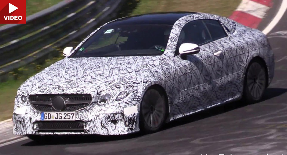  Scooped Mercedes-Benz E-Class Coupe Goes To The Green Hell For Some Fast Laps