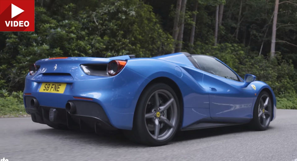  The Ferrari 488 Spider Is So Good, It Gives Us The Blues