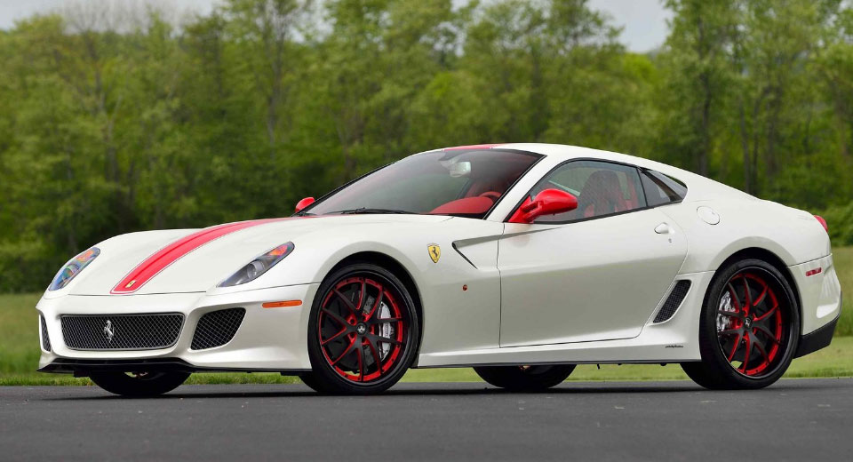  Red And White Ferrari 599 GTO Could Be Yours…For $900k
