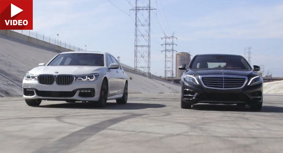  Clash Of The German Flagships: BMW 750i vs Mercedes S550