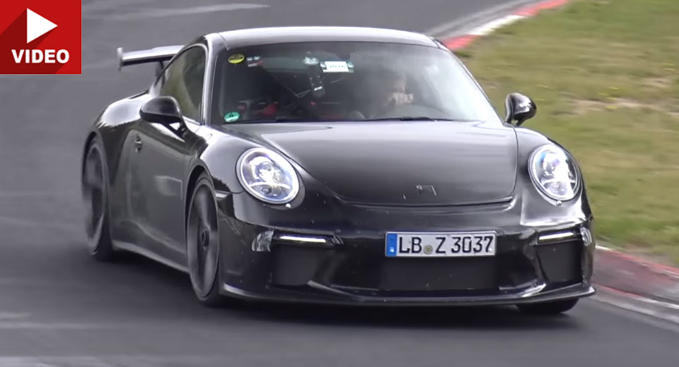  Facelifted Porsche 911 GT3 Sings Its Six-Cylinder Symphony At The ‘Ring