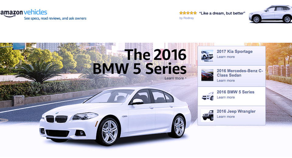 Amazon Launches Comprehensive Hub For Car Buyers