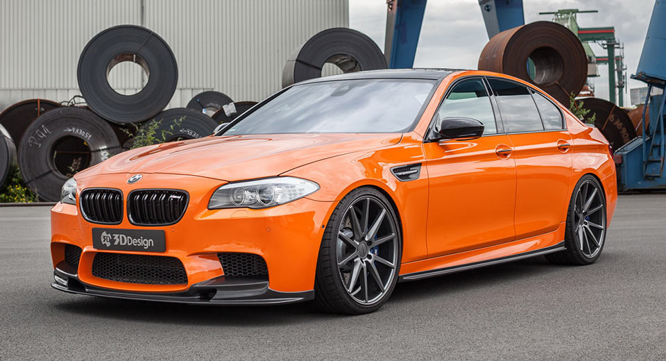  This Fire Orange BMW M5 Develops 818HP, Courtesy Of Carbonfiber Dynamics
