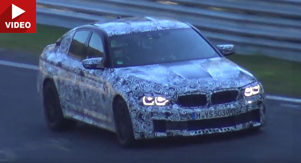  BMW Takes Its Manic New M5 Out For Nurburgring Testing
