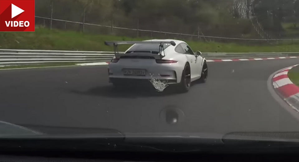 McLaren 675LT Chases After Porsche 911 GT3 RS On The Nurburgring