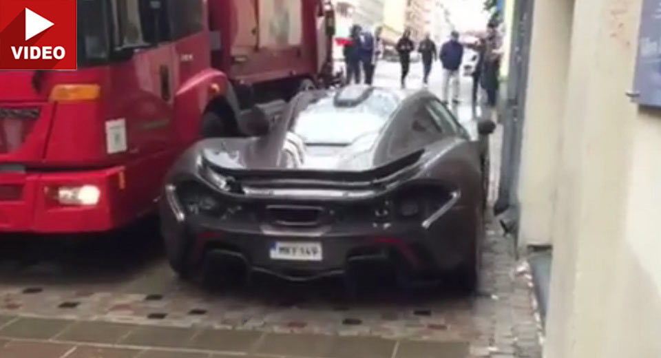  Would You Risk Driving Your Hypercar Through Such A Tight Gap?