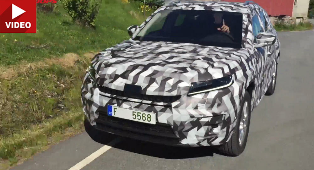  Reader Spies Skoda Kodiaq SUV, Driver None Too Happy