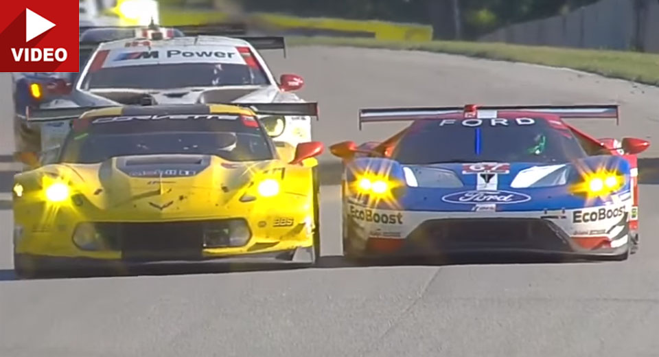 Corvette C7.R Rockets From 5th To 1st In Five Minutes At Road America