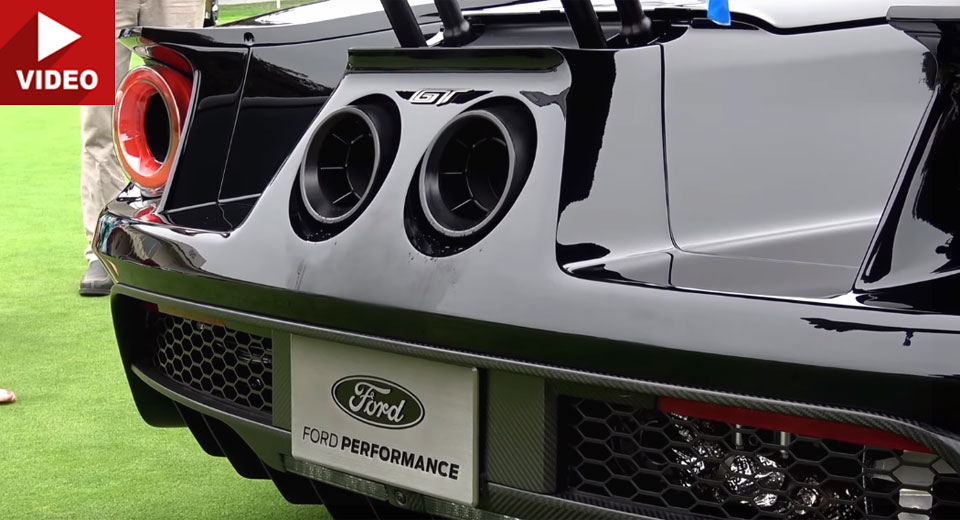 2017 Ford GT Brings Its Burbling V6 To Pebble Beach