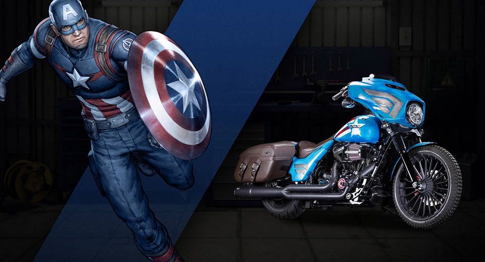  Harley-Davidson And Marvel Create 25 Custom Superhero Bikes